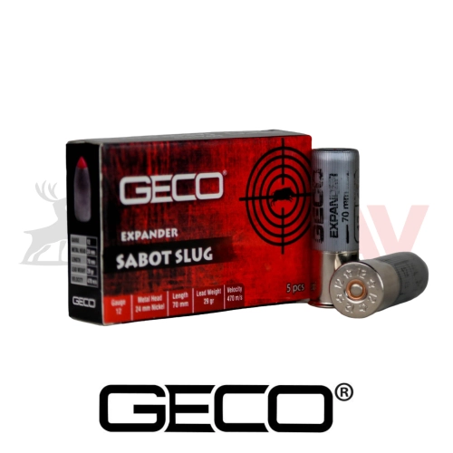Geco Expander Slug Sabot Slug 12 Kalibre Tek Kur�un