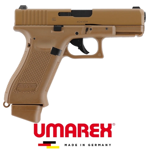 Umarex Glock 19X Desert Deluxe Blowback CO2 Airsoft Tabanca