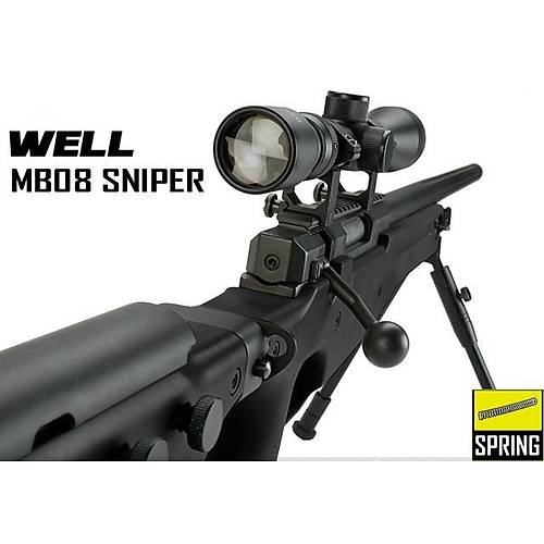 Well MB08 L96 Airsoft Sniper Black