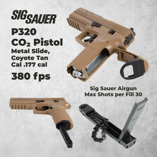 Sig Sauer P320 M17 ��l Desert Blowback Haval� Tabanca (Pellet)
