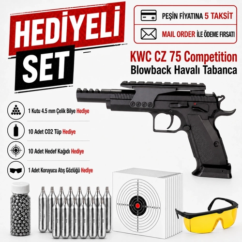 Kwc CZ 75 Competition Blowblack Haval� Tabanca
