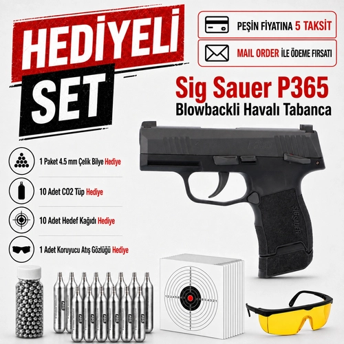 Sig Sauer P365 Blowbackli Haval� Tabanca