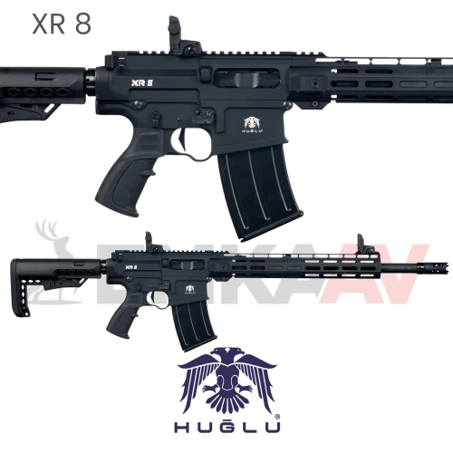 Hu�lu XR 8 Siyah �arj�rl� Av T�fe�i