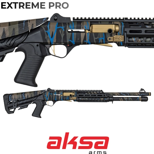 Aksa Crossfire S4 Extreme Pro Camo 3 Mavi Otomatik Av T�fe�i