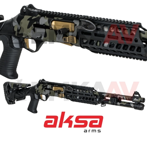 Aksa Crossfire S4 Extreme Pro Camo 1 Haki Otomatik Av T�fe�i