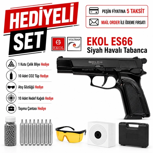 Ekol ES66 Siyah Haval� Tabanca
