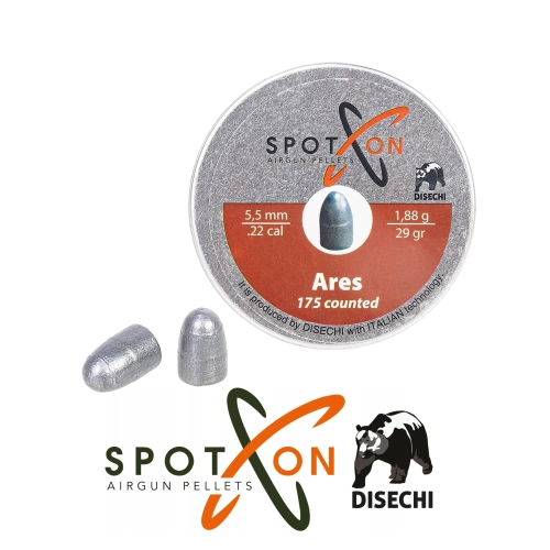 Spoton Ares 29 Gr 5.5 mm Haval� T�fek Sa�mas� / 175 Adet