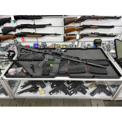 2.EL / Aksa Crossfire T-14 Mini Siyah �arj�rl� Av T�fe�i