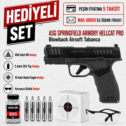 Asg Springfield Armory HellCat Pro Blowback Airsoft Tabanca 20084