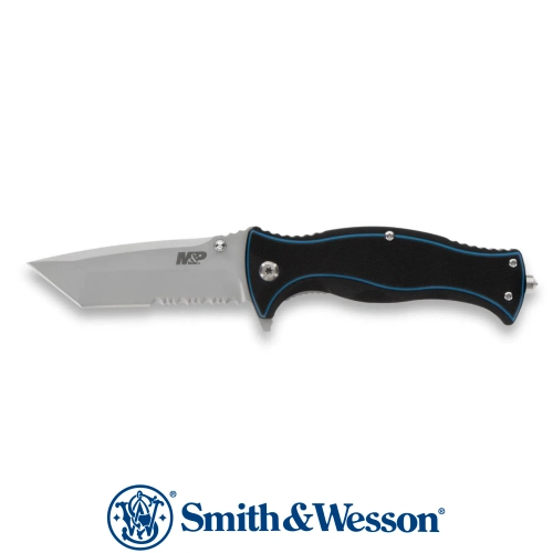 Smith Wesson M&P OFFICER Folding Knife Plain Edge G10 Tanto B��ak