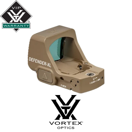Vortex Defender XL Micro Tan Tabanca Red Dot (5MOA)