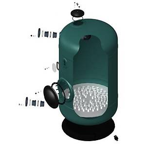 � 830 mm - 16 m�/h - 21,5 m�/h Norm Plus Havuz Filtresi