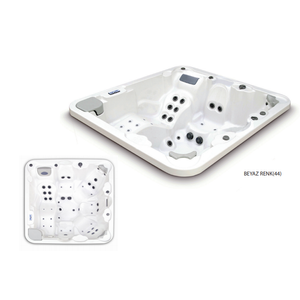 ASTRAL THALASSA Spa + Kromoterapi LED lamba + Dijital kontrol paneli + Örtü 