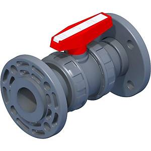 Nozbart - Ede Tipi Flan�l� K�resel U-PVC Su Vanas� 110 mm