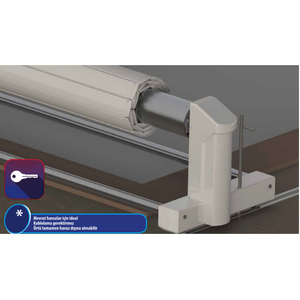 ASTRAL Otomatik Havuz �rt�s� Bahia II Rayl� -  �l��: 4 x 8 m