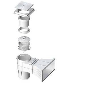 Geni� A��zl� Kare Kapakl� Skimmer