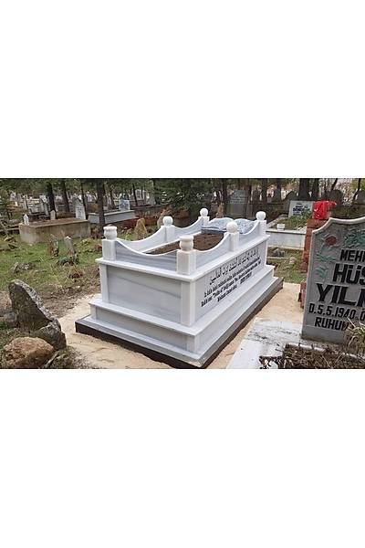 Kafesli Yksek Marmara Mermer Mezar