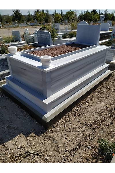 ift Tabanl 40 cm Mermer Mezar