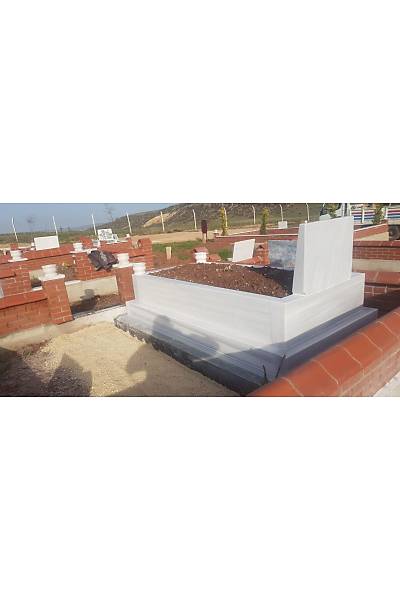 10 cm kalnlnda Marmara Blok Mezar