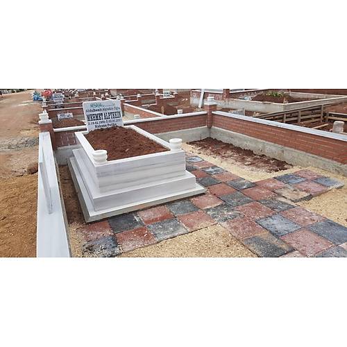 10 cm kalnlnda Marmara Blok Mezar