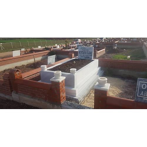10 cm kalnlnda Marmara Blok Mezar