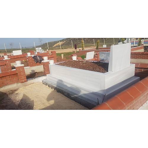 10 cm kalnlnda Marmara Blok Mezar