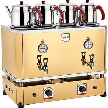 Remta 4 Demlikli Jumbo ay Makinesi Elektrik + Gazl CE amandral 46 lt