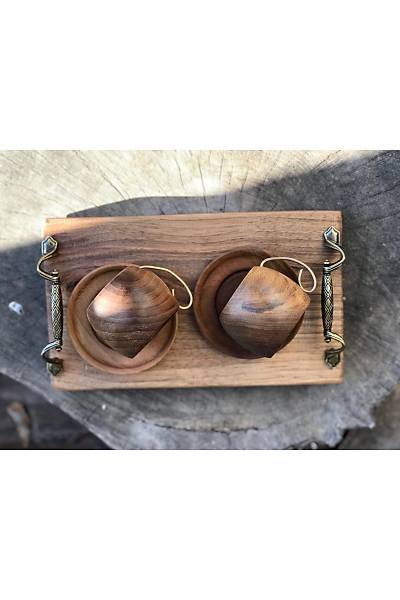 Tepsili �kili Ceviz T�rk Kahvesi Fincan�