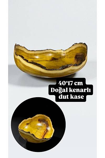 Dut a�ac�ndan do�al kenarl� kase