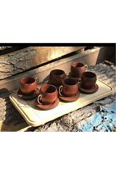 �kili Sapelli T�rk Kahvesi Fincan� Seti