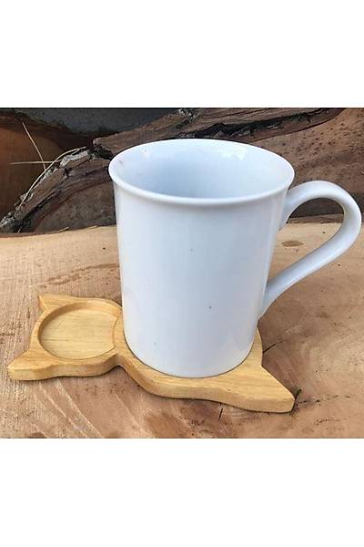 �ki Ba�l� Kedi Bardak Altl���_ayous