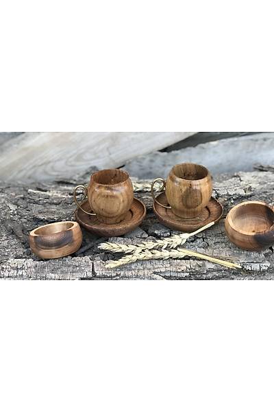 Alt�l� Ceviz Fincan Seti-eski model