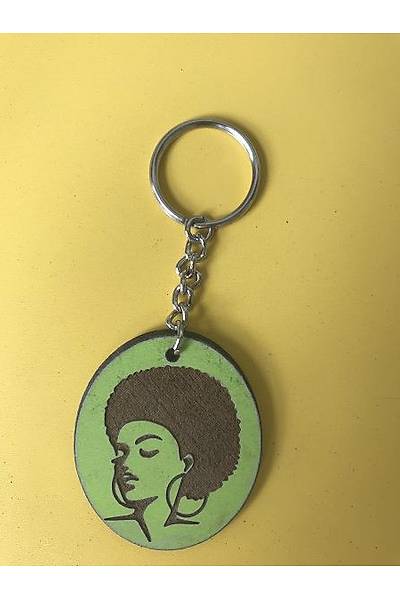 Afro-textured Hair Anahtarlk