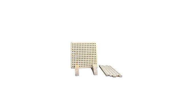 Motif tahtas� metal �ubuklu k���k