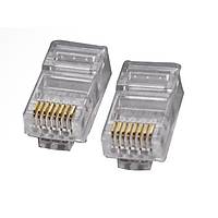 10 ADET RJ45 CAT6 PLASTK JACK KONNEKTR - 1221