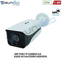 SUNVEO SHB-IP30442 3.0 Megapixel IP POE Bullet Kamera - 30442