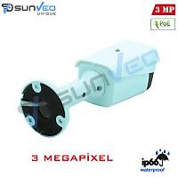SUNVEO SHB-IP30612 3.0 Megapixel IP POE Bullet Kamera - 30612