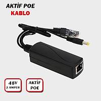 48V 2A Aktif Poe Kablo - Power Over Ethernet Kablosu - 1220