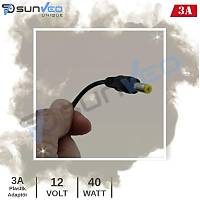 YLD 3 Amper 12Volt AHD Kayt Cihaz ve Kamera Adaptr -  1833