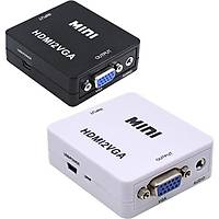 Sunveo HDMI To VGA Mini Switch Full Hd HDMI VGA Grnt evirici Dntrc HDMI2VGA - 52357