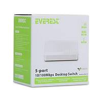 Everest ESW-105 5 Port 10-100Mbps Ethernet Switch Hub - 1223