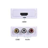 Sunveo HDMI To RCA 2 AV Çevirici Dönüştürücü HDMI2AV Video Adaptör - 52356