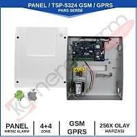 PANEL TSP-5324 Pars Serisi 4+4 Zonlu Dahili GSM / GPRS  Hırsız Alarm Paneli - 1438
