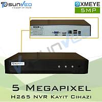 SUNVEO SNV-NVR5508 5MP 8 Kanal 5MP XMEYE Nvr Kayit Cihaz - 5508