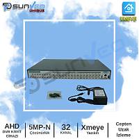 SUNVEO SNV-DVR3212 32 Kanal 5MP-N / 1080P Hybird AHD Kayt Cihaz - 3212