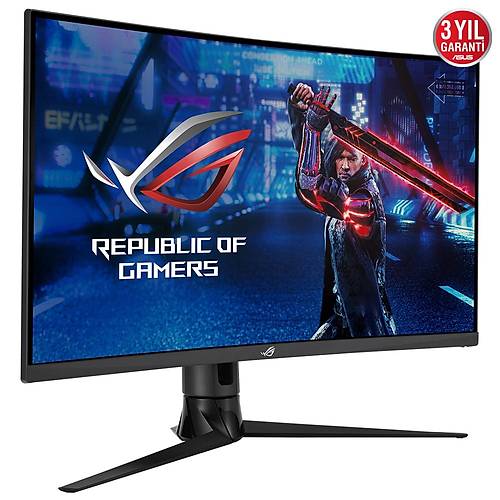 ASUS ROG STRIX XG32VC 31.5 GAMING VA KAVISLI AURA RGB FREESYNC 2 HDR 2K 2560x1440 1MS(MPRT) 170HZ DP HDM USB Type-C VESA 3YIL ELMB.