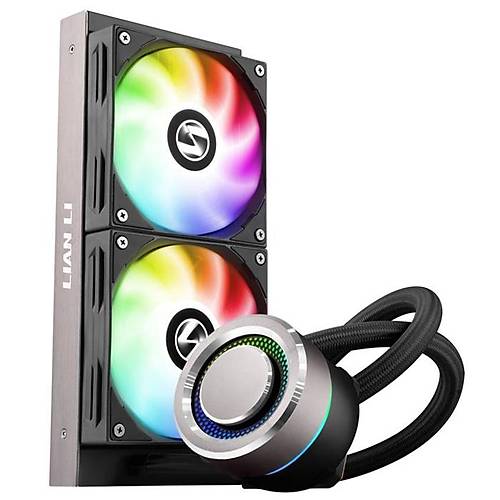 Lian Li Galahad AIO 240 240mm RGB Siyah lemci Sv Soutucu