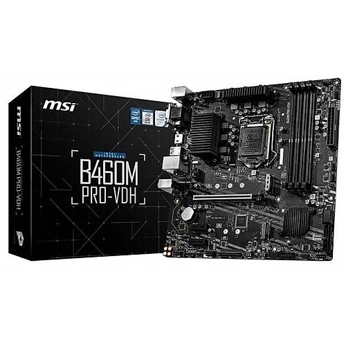 MSI B460M PRO-VDH DDR4 2933Mhz HDMI M.2 mATX 1200p