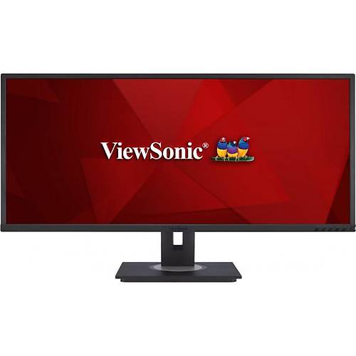 ViewSonic Business Monitor VG3448 (34 VA 21:9 WQHD 2xHDMI DP Mini DP USB Hub FreeSync / G-Sync Ergonomik Ykseklik-Ayarl 40Tilt)