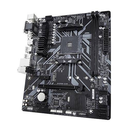 GIGABYTE B450M S2H AMD B450 DDR4 M2 mATX Rev 2.0